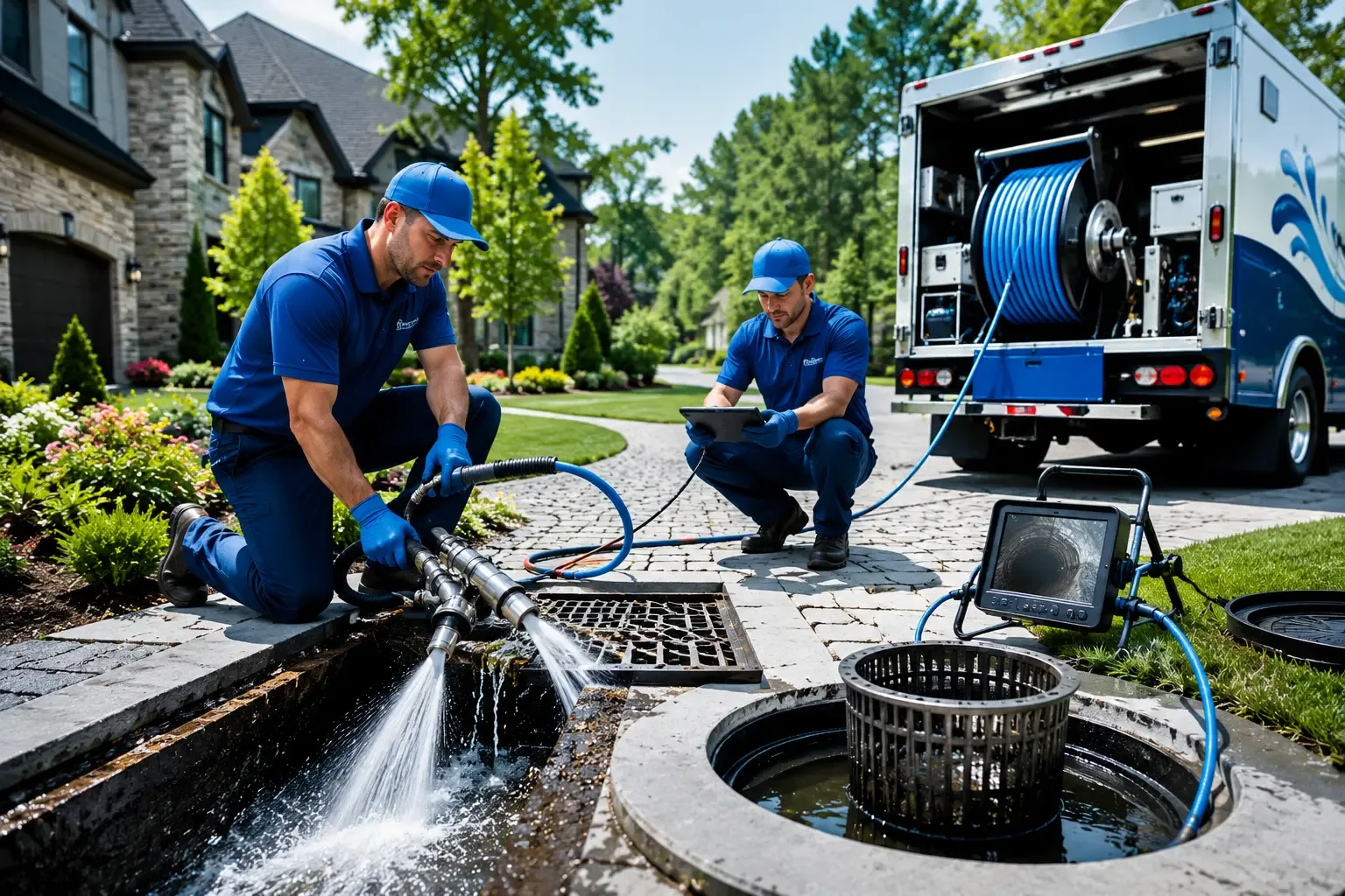 Local outdoor drain cleaning professionals in Pipersville, PA