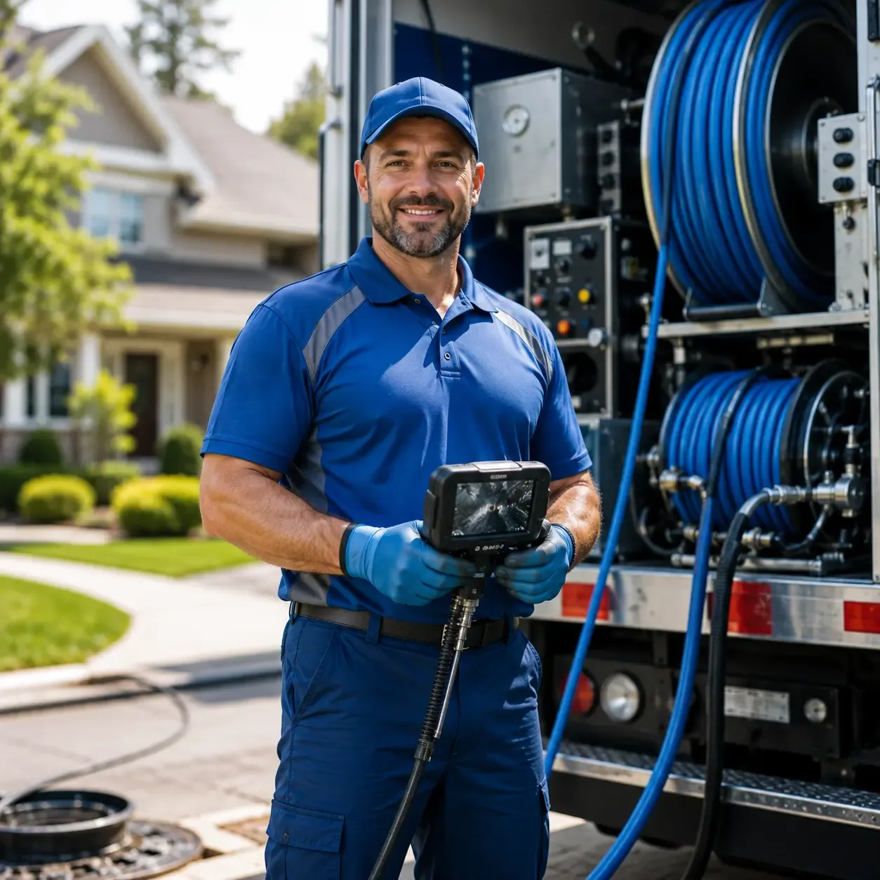 Local outdoor drain cleaning specialists in Pipersville, PA
